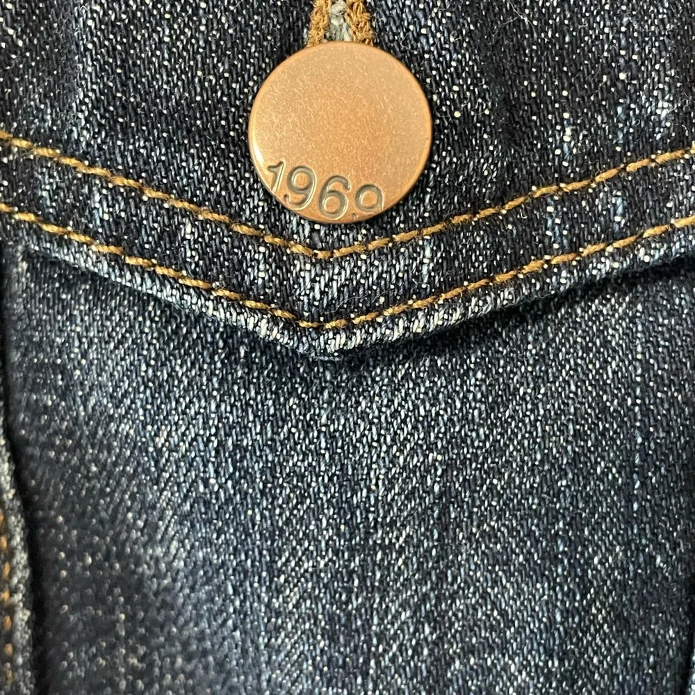 GAP 1969 Classic Denim Jacket dark wash, size S - Picture 4 of 8